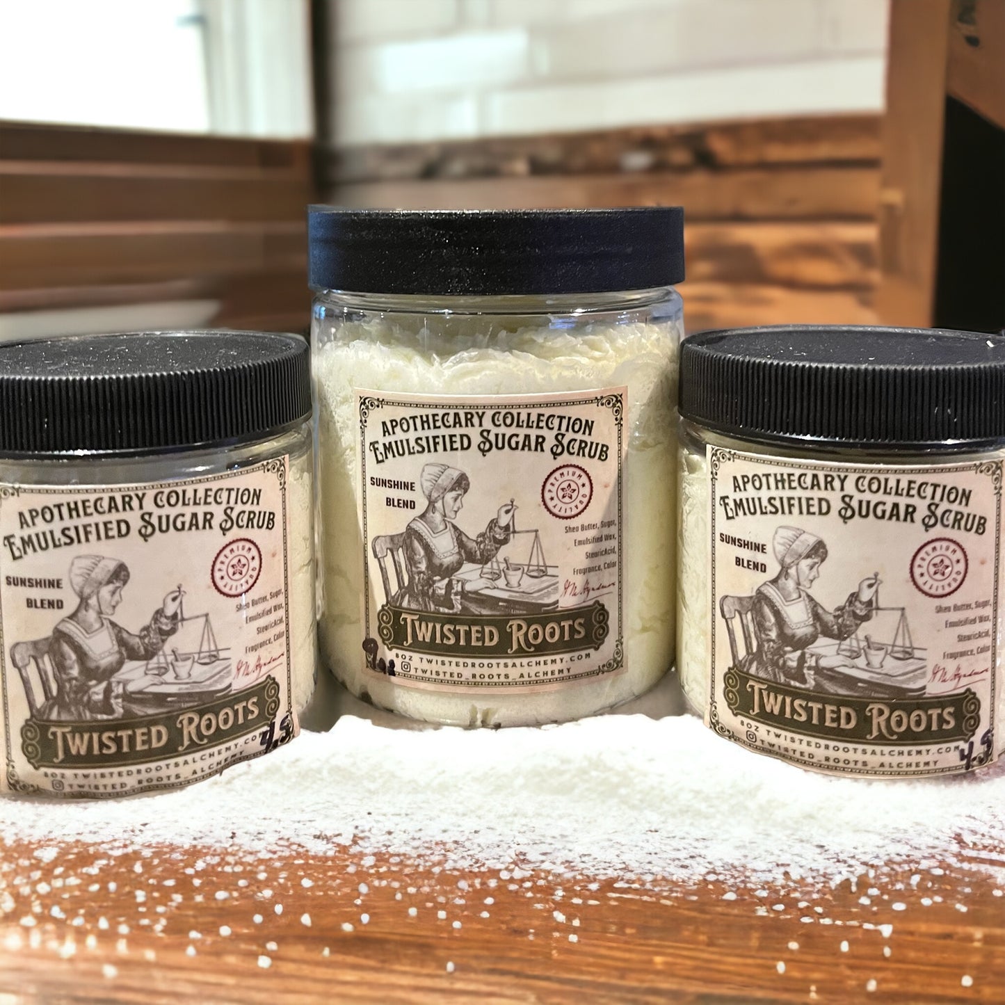 Citrus Whipped Soap Sugar Scrub