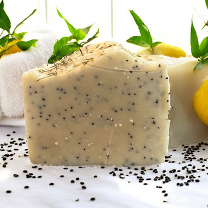 Lemongrass Bergamot Exfoliant Tallow Soap