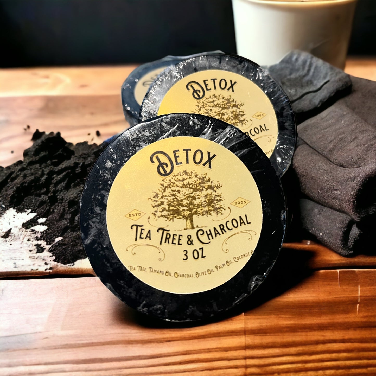 Detox-Tea Tree and Charcoal Facial Soap